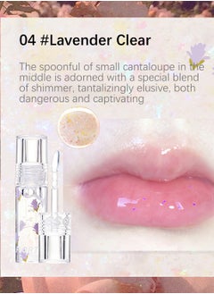 FLORTTE Lip Oil Moisturizing Nourishing Natural Mild Repairing Lip Plumper to Fade Lip Lines and Create 3D Lip Makeup 2.5G  - Image 3