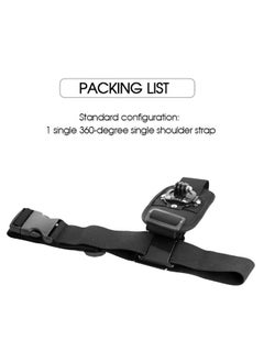 Generic Camera Strap 360 Degree Rotation Single Shoulder Chest Strap with Hot Shoe Head for Gopro  - Image 3