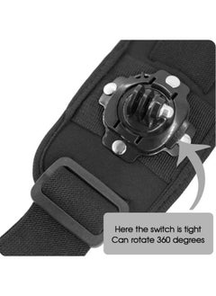 Generic Camera Strap 360 Degree Rotation Single Shoulder Chest Strap with Hot Shoe Head for Gopro  - Image 2
