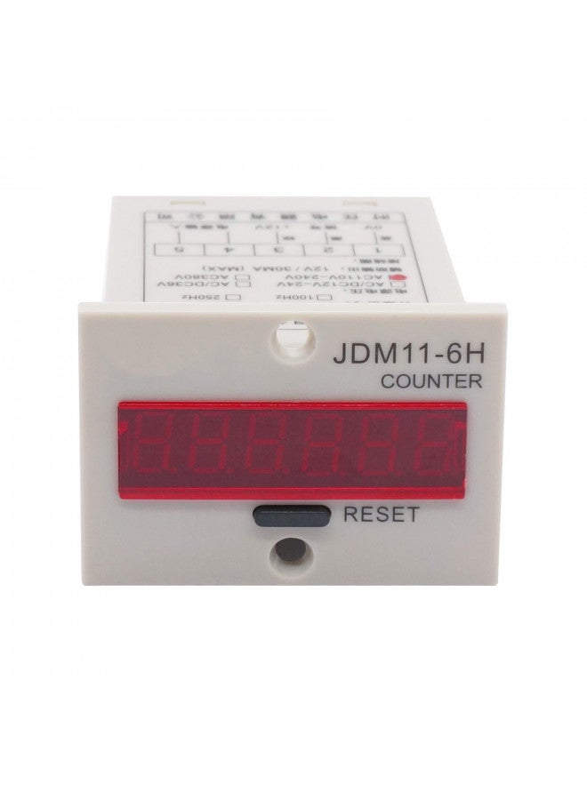 TWTADE/Infrared Wireless Visitor Counter 110-220VAC LED Auto Display Digital Counter 0-999999 6 Digits Count Mall People Flow + Photoelectric Switch Sensor Distance 2m NPN NO + Reflector + Holder - Image 1
