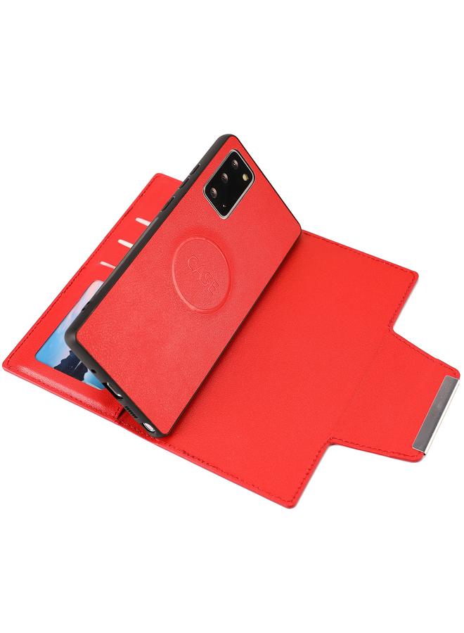 اس-توب جراب لهاتف Samsung Galaxy Note20، جراب جلدي رفيع للغاية قابل للفصل مغناطيسي أفقي مع فتحة للبطاقات ومحفظة - Image 5