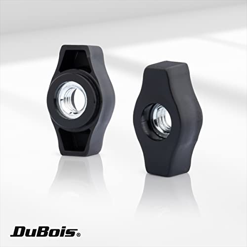 DuBois 10 Pack 1/4"-20 Wing Knobs, Threaded Clamping Knobs for T Track & Table Saw Accessories, Featherboard, Woodworking Jigs on Miter Saw, Router Table, Drill Press (51001) - Image 3