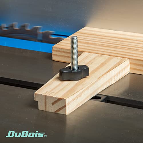 DuBois 10 Pack 1/4"-20 Wing Knobs, Threaded Clamping Knobs for T Track & Table Saw Accessories, Featherboard, Woodworking Jigs on Miter Saw, Router Table, Drill Press (51001) - Image 5
