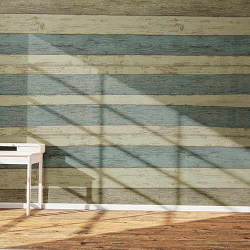 HOMEMATES Self-Adhesive Wallpaper Waterproof Old Furniture Vinyl Stickers Wooden Door Wardrobe Desktop PVC Wall Papers 45 X 304 CM- (Wooden Plank-2) - Image 4