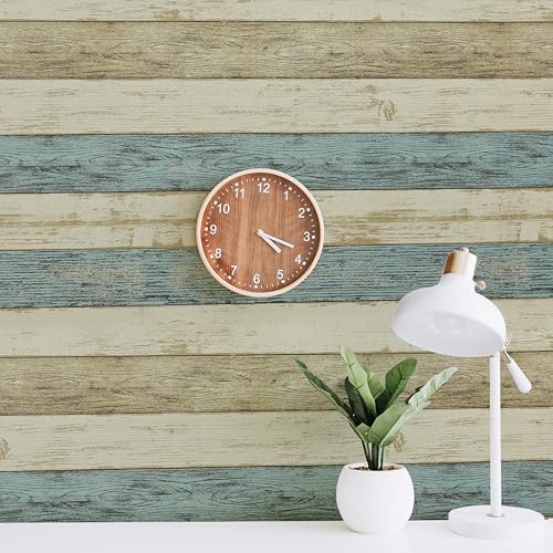 HOMEMATES Self-Adhesive Wallpaper Waterproof Old Furniture Vinyl Stickers Wooden Door Wardrobe Desktop PVC Wall Papers 45 X 304 CM- (Wooden Plank-2) - Image 5