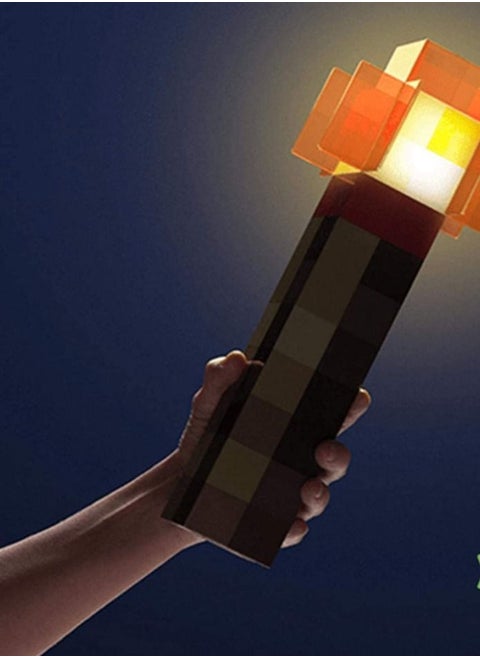 Minecraft LED Table Lamp Night Light Redstone Torch Shape For Home Decor Gaming Room