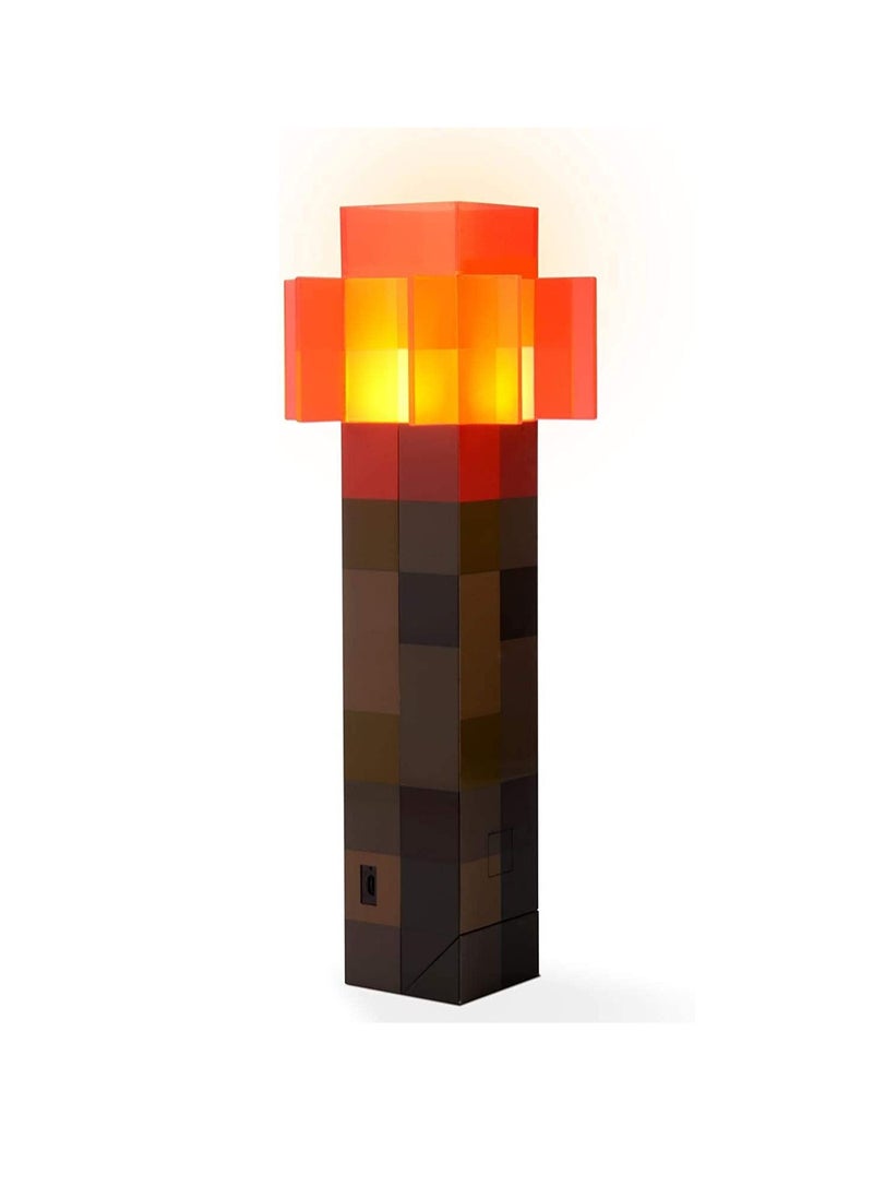 Minecraft LED Table Lamp Night Light Redstone Torch Shape For Home Decor Gaming Room