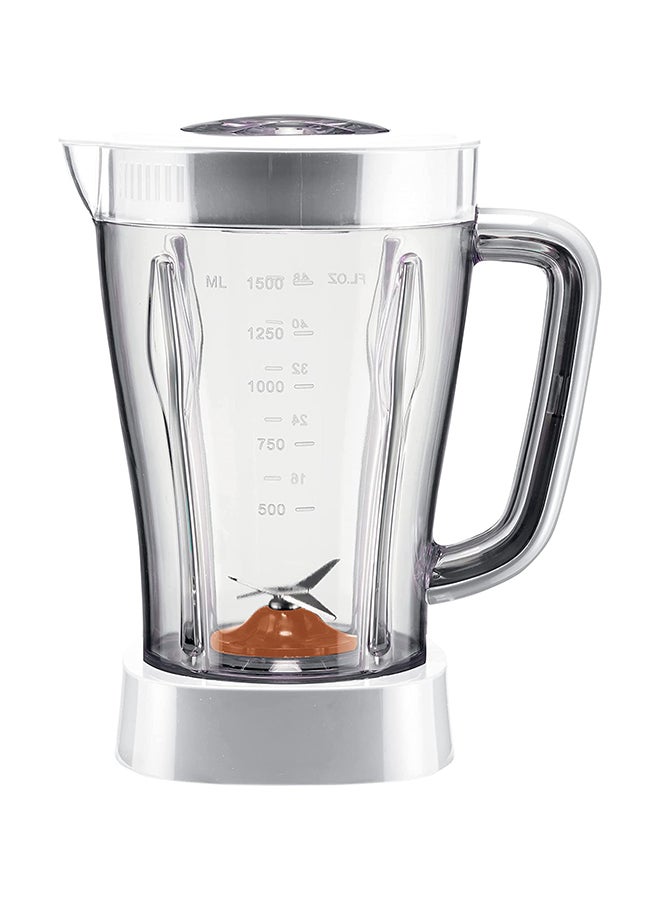 كينوود خلاط، 500 واط، 2 لتر، مطحنة متعددة الأستخدام، مفرمة، سرعتان، BLP15.360WH، أبيض 2 L 500 W BLP15.360WH أبيض - Image 3