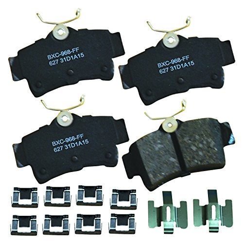 Bendix Premium SBC627 Ceramic Rear Brake Pads for Ford Mustang 2004-1994, Panoz AIV Roadster 2000-1999, Esperante 2007-2001 - Image 1