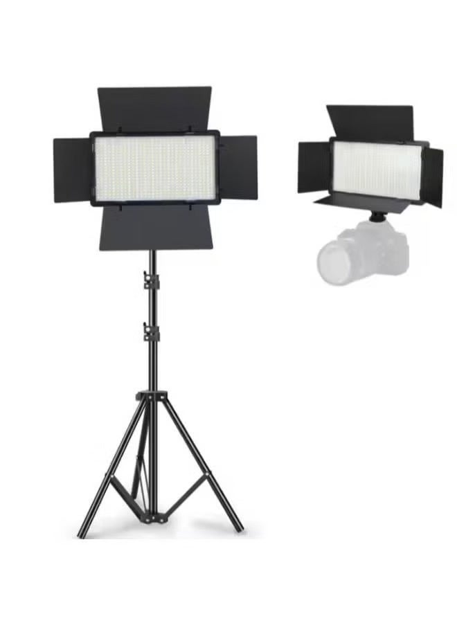 Professional Photo & Video Pro LED 600 Photography Light, Photo Shoot | Video Making Light For YouTube Vlog | TikTok & Insta Reels | Wedding Photography LED Light Kit with Adjustable Brightness & Color - Image 1