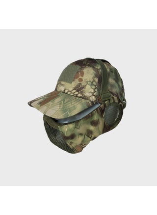 V14 Steel Wire Half-Face Baseball Cap with CS Mask and Ear Protection Set python green - pzsku/Z4FC386CD457A237D9C5DZ/45/1750434252/92356dda-01f4-4fe6-8d9d-128b1e30b5cb