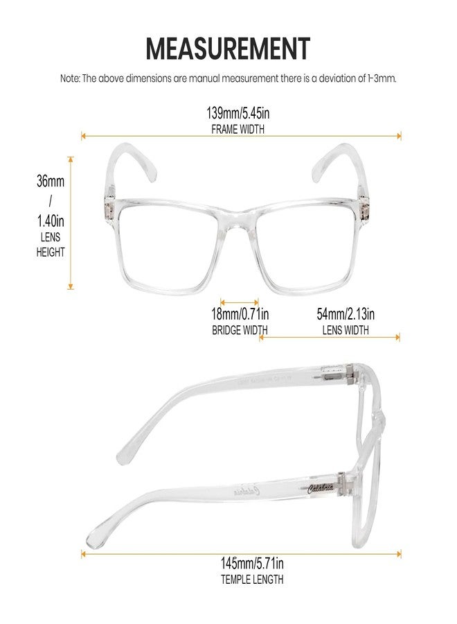 Calabria FL-41 Pink Tinted Reading Glasses [Clear Crystal/0.00 Lenses] Full Rim Eyeglasses for Men & Women | Eyewear for Light Sensitivity, Outdoors, Photophobia | Vision Reading Glasses - Image 2