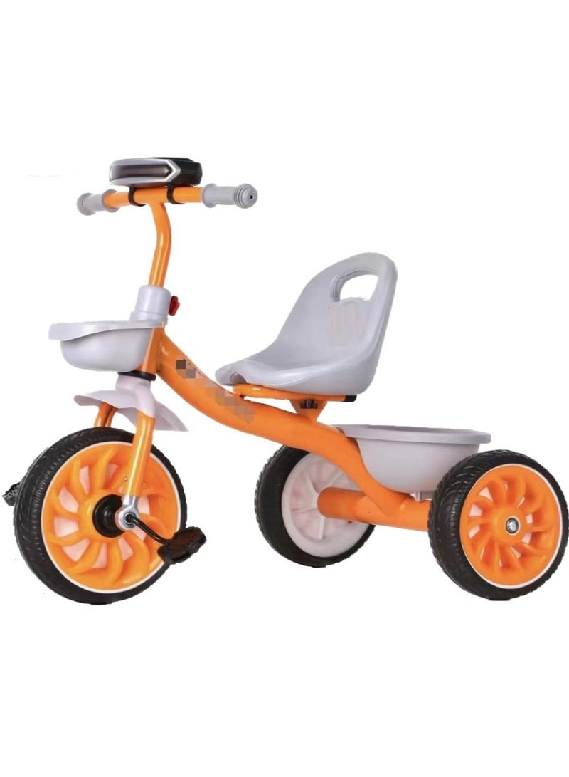 Comfortable Seat Tricycle With Basket for Kids