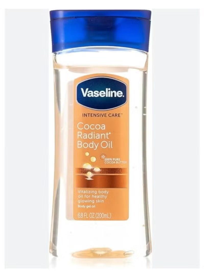 Vaseline Body oil moisturizes and softens the skin with pure cocoa butter 200ml