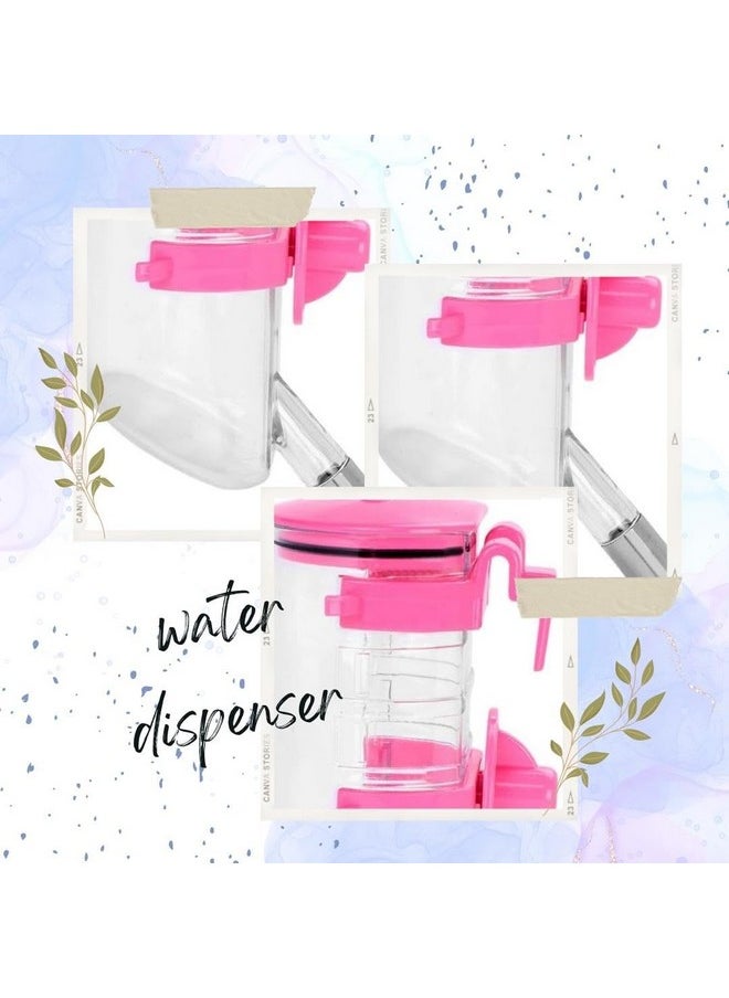Sage Square Dog Water Dispenser - Convenient Hanging Water Fountain Bottle For Dogs, Cats, Rabbits, And Puppies - Size 350Ml - Keep Your Pet Hydrated, Happy Pets, Happy Owners.  - Image 4