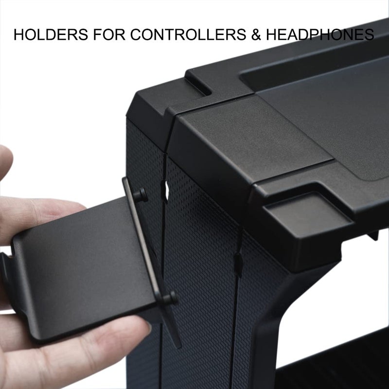 Bealuffe Game Holder for PS5 PS4, for Xbox Series X, for Xbox One, Game Storage Tower for Switch, Game Disk Organizer for PlayStation (up to 15 Discs) - Image 4