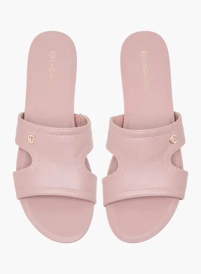 Le Confort Women's Solid Slip-On Comfort Sandals