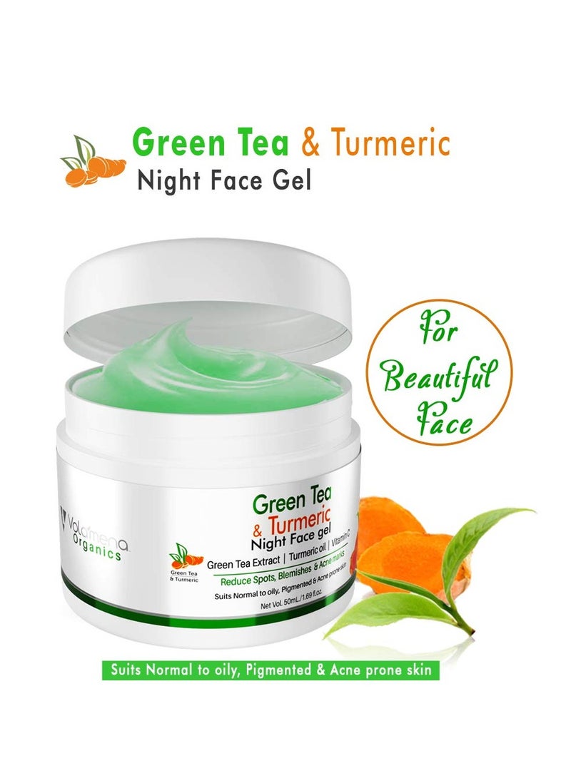 VOLAMENA WITH DEVICE Green Tea Turmeric Night Gel 50ML - Image 2