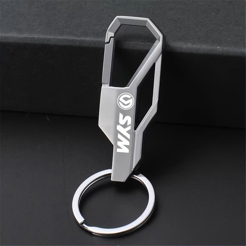 Zinc Alloy Silvery Motorcycle Keychain Creative Metal Silvery Black Key Ring Decoration Accessory For Car - Image 5