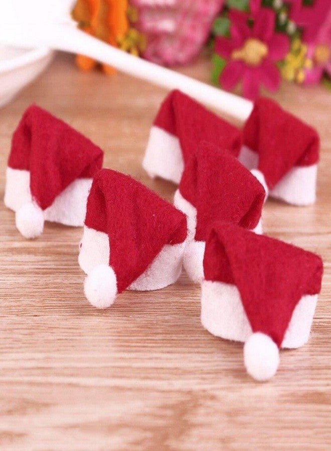 Eshylala 30 Pcs Mini Santa Claus Hats - Christmas Lollipop Candy Party Supplies - Image 2