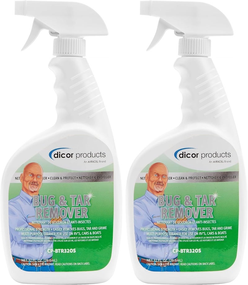 Dicor CP-BTR320S Bug & Tar Remover - 32 oz. (Pack of 2) Stain resistant - Image 1