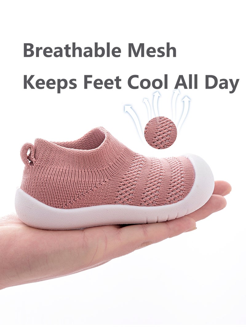Trainers for Infant Toddler Boys Girls Shoes Breathable Mesh Soft Sole Lightweight Safer Non-Slip Toddler Sneakers Baby First Walking Shoes 6 - 36 Months  - Image 2