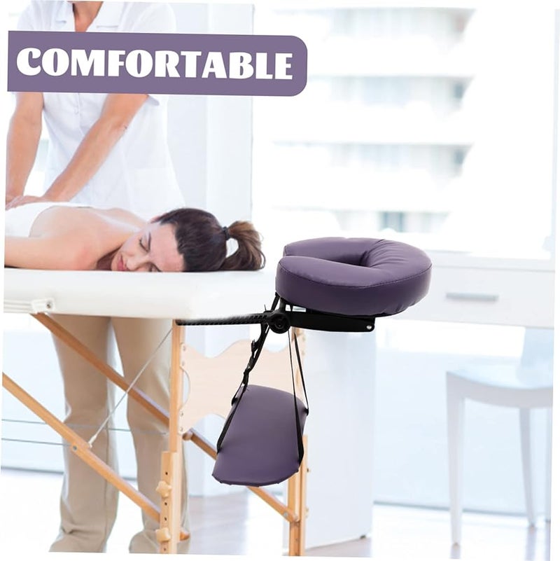 وسادة مساج للرأس للاستخدام في السرير والمنزل وسبا، مجموعة وسائد وجه مريحة لجلسات التجميل والعلاجات التجميلية - Image 5