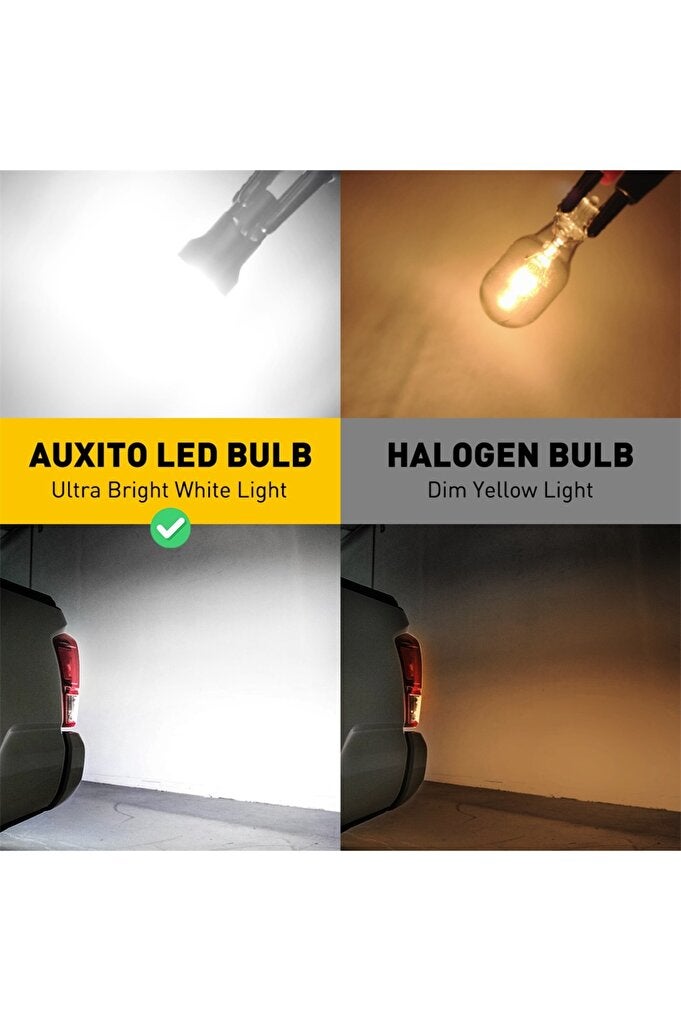 rayihni T15 AUXITO 2Pcs T15 LED Lamp Light W16W LED Canbus No Error 12V 3030 SMD 912 921 Bulb Car Backup Rev - Image 2