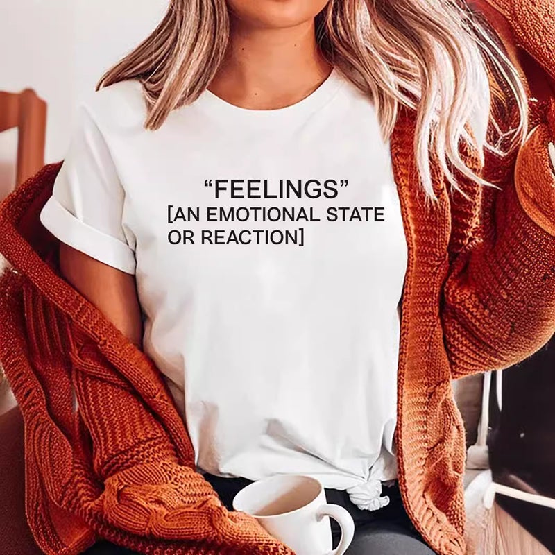 Foreign trade Independent Station Women's top Round Neck Slogan Printed Short-sleeved t-shirt - Image 2