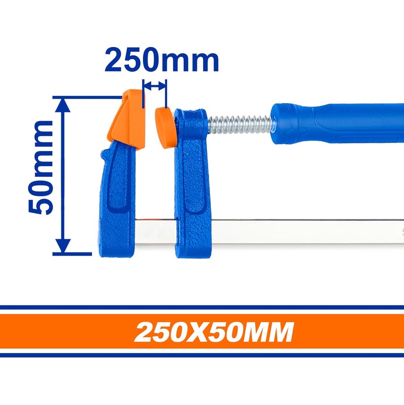 WADFOW F Clamps Set 4 pcs pack Clamp size50x150mm Steel clamps with comfortable gripfor Woodworking - Image 4