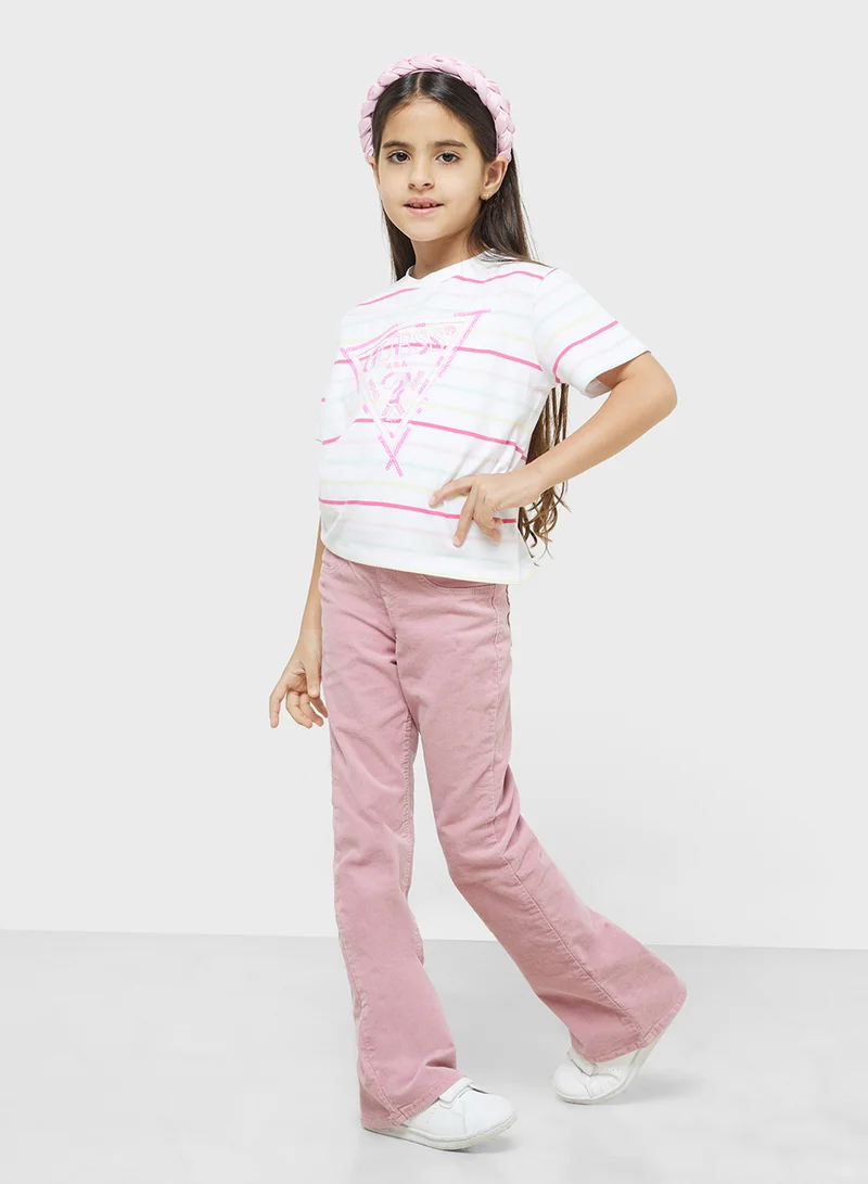 جس Kids Logo T-Shirt