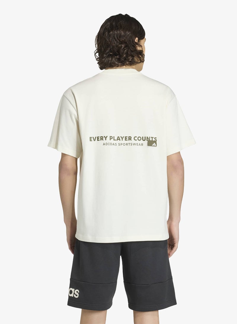 Adidas Verbiage Script Oversized Graphic T-Shirt - Image 2