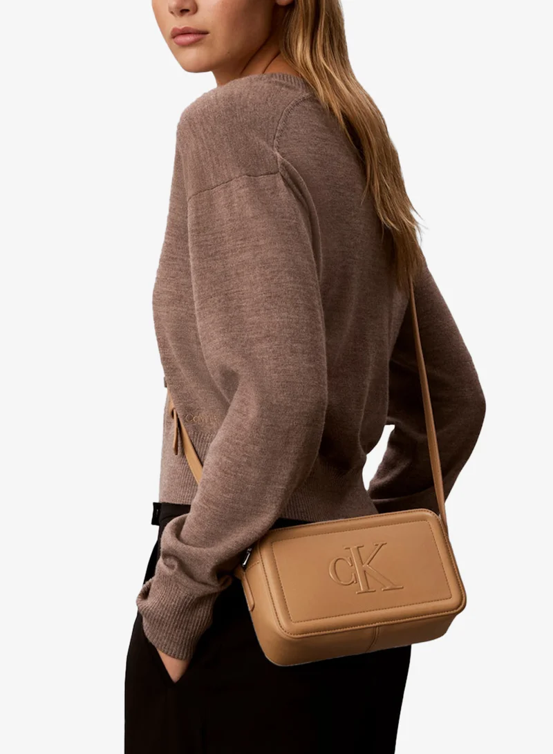 Calvin Klein  Contrast Monogram Crossbody Camera Bag for Women | Best Price UAE
