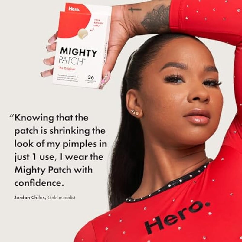 Mighty Patch™ Original patch from Hero Cosmetics – The #1 Hydrocolloid Acne Pimple Patch for Shrinking Zits and Whiteheads in 1 use; Nighttime Spot Stickers for Face and Skin (36 Count) - Image 4