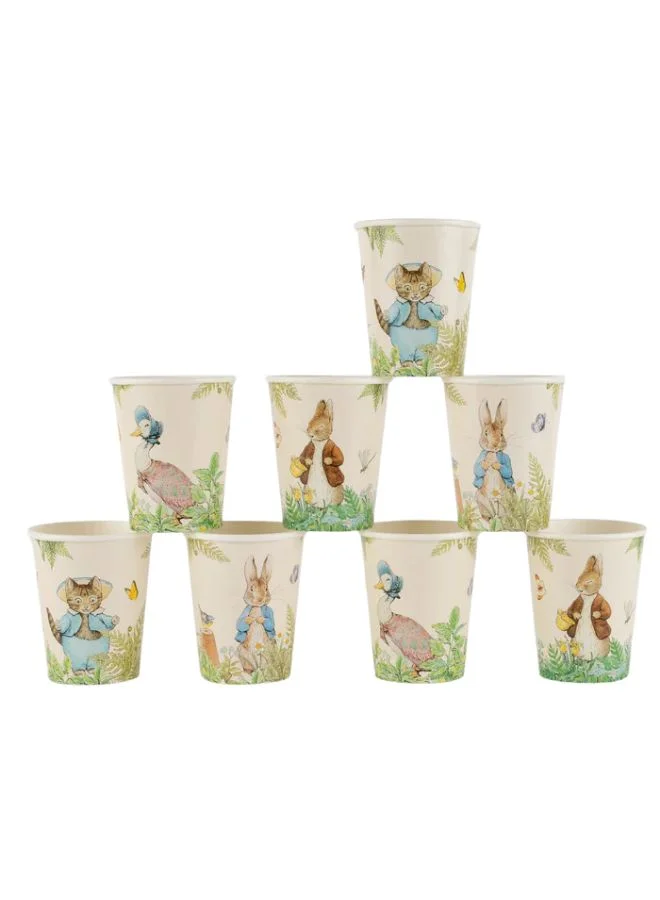 Meri Meri Peter Rabbit In The Garden Cups