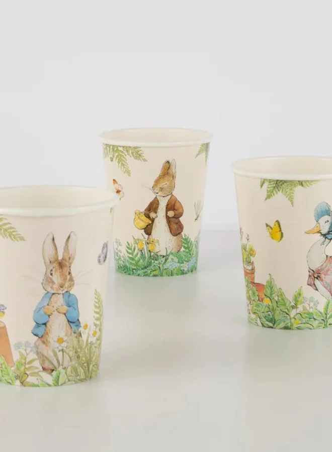 Meri Meri Peter Rabbit In The Garden Cups