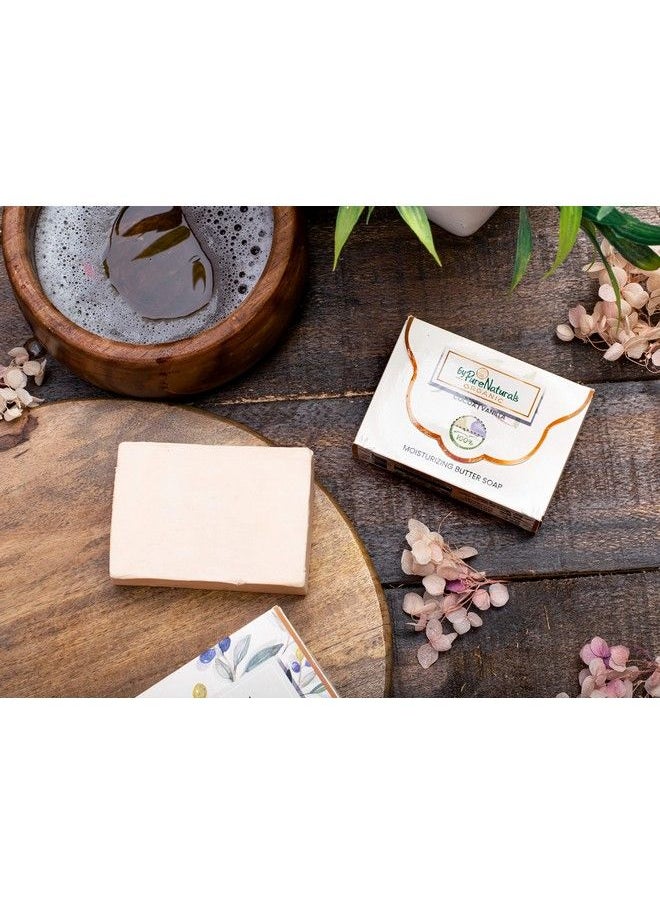 byPurenaturals - Organic Cocoa Vanilla & Shea Butter Handmade Luxury Bathing Soap 200 Gm - Image 1