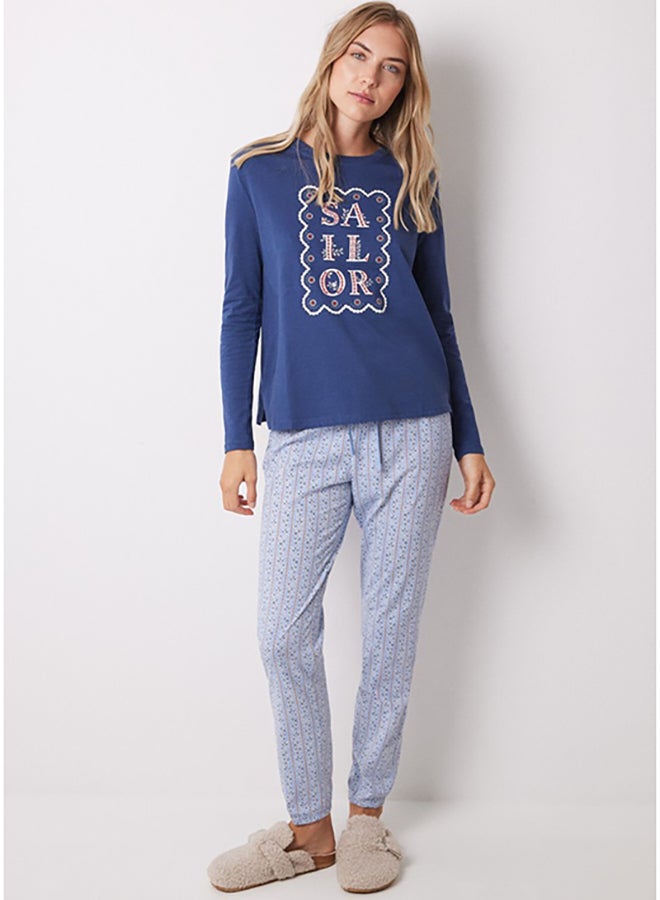 women'secret Salior Long Sleeve Pajamas T-shirt - Image 4