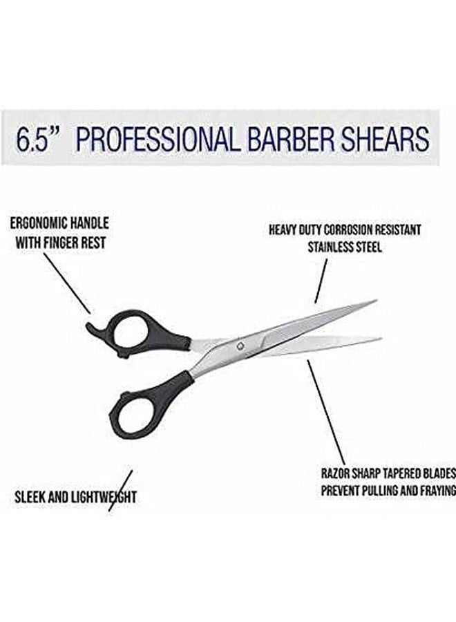 TWIREY Professional Hair Cutting Kit at Home Scissors for Hair Nose Ear Hair Beard Mustache Neck Duster Brush Comb Haircut Cape Barber Salon Women - Image 3