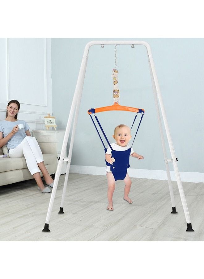 Beauenty - in 1 Baby Jumper and Toddler Swing with Foldable Stand Swing Set and Bouncers for Infant - Image 1