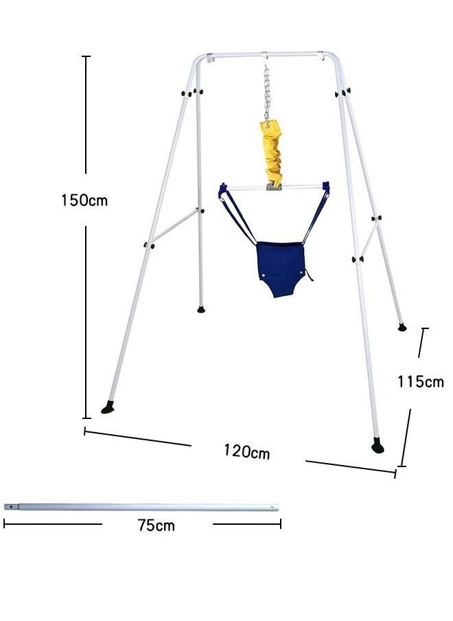 Beauenty - in 1 Baby Jumper and Toddler Swing with Foldable Stand Swing Set and Bouncers for Infant - Image 1