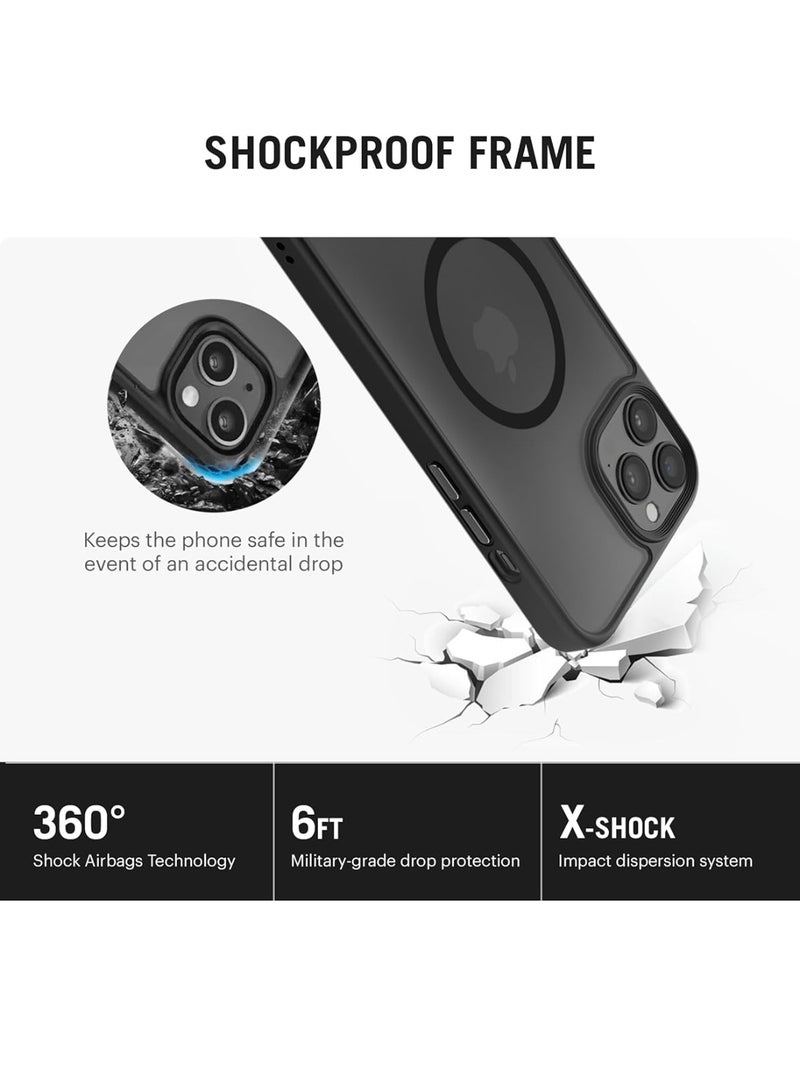 DailyObjects Polycarbonate Nimbus 2.0 Magnetic Protective Cover Compatible with iPhone 13 Pro |Camera & Body Protection|Anti Shock,Scratch Resistant|Precise Cutouts & Modern Design|Wireless Charging - Image 5