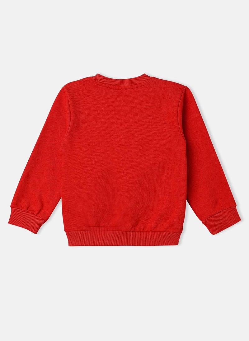 Nautinati Boys Fleece Holiday Theme Printed Sweatshirt - Image 2