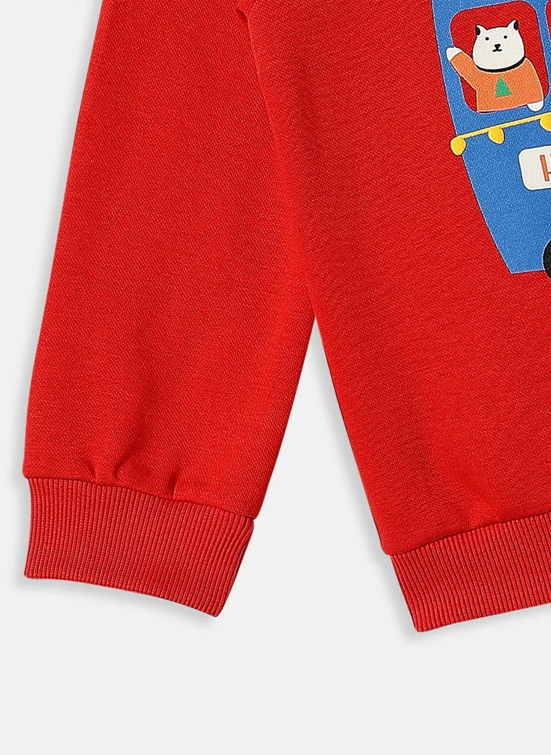 Nautinati  Nautinati Boys Fleece Holiday Theme Printed Sweatshirt for Men | Best Price UAE