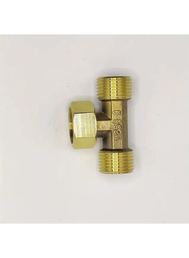 Style A And B 2 Pcs G1 2 Brass T Type Connector For Shower Bathroom Pipe Fittings - Image 5
