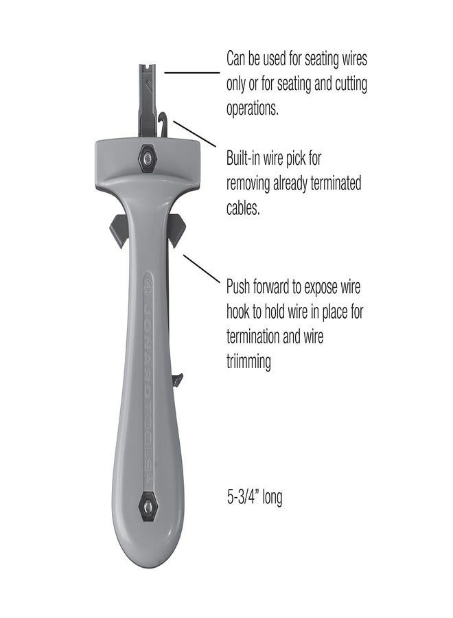 Jonard Tools EP-QTH38B Termination & Removal Tool for Quick-Clip Terminals and QCM486 and 391Q Connectors - Image 2