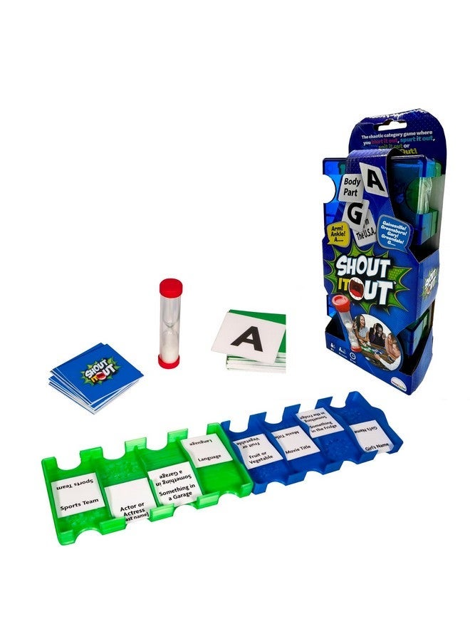 MUKIKIM Shout It Out - The Ultimate Word Challenge Game for 2 Players/Teams. Fast-Paced Category Game to Generate The Most Words in 60 Seconds Within The Combination of 20 Category & 26 Letters - Image 1
