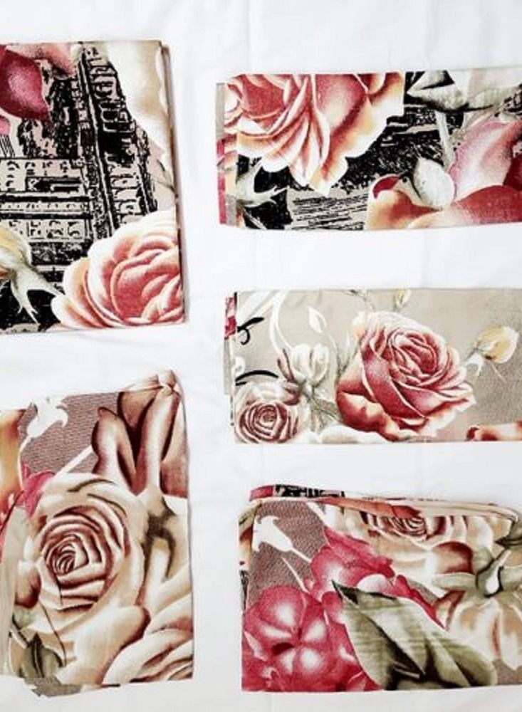 طقم ملاية قطن خمس قطع  مشجر- ملاية 240 سم*235سم +مجموعه فوط 6 قطع مقاس 30*30 - Image 2