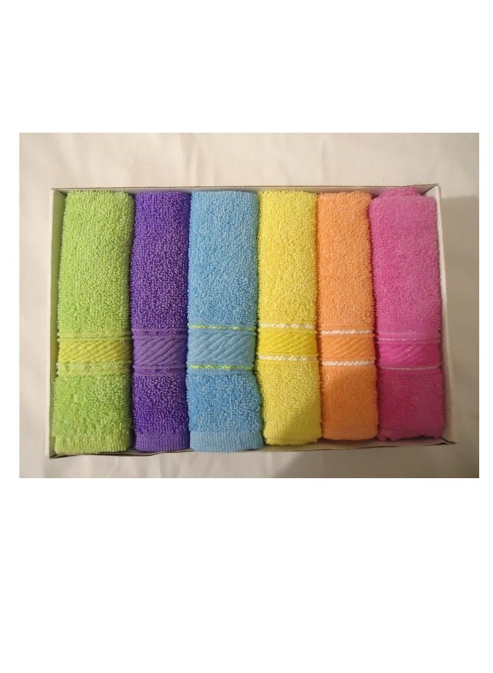 طقم ملاية قطن خمس قطع  مشجر- ملاية 240 سم*235سم +مجموعه فوط 6 قطع مقاس 30*30 - Image 5