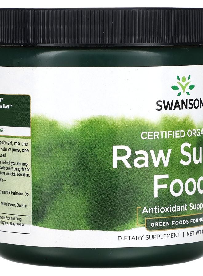 SWANSON Certified Organic Raw Super Food 8.5 oz (240 g) - Image 2